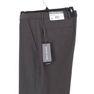 Michael Kors Classic-Fit Performance Stretch Dress Pants Army Green 40x32 NWT